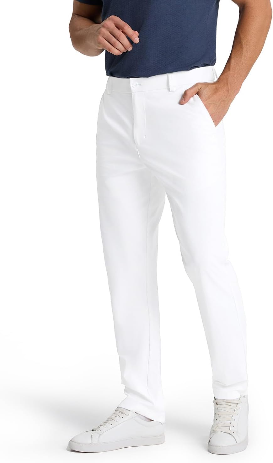 Mens Classic Fit Golf Pants with Stretch for Ultimate Comfort