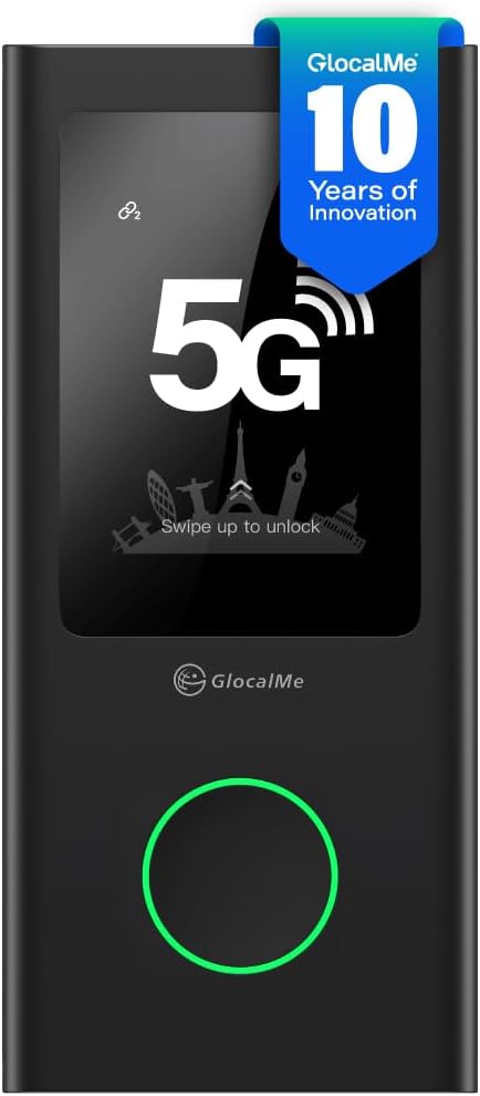 GlocalMe Numen Air 5G Mobile Hotspot for Global Connectivity