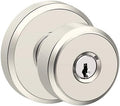 SCHLAGE Bowery Knob with Greyson Trim Keyed Entry Lock - Polished
