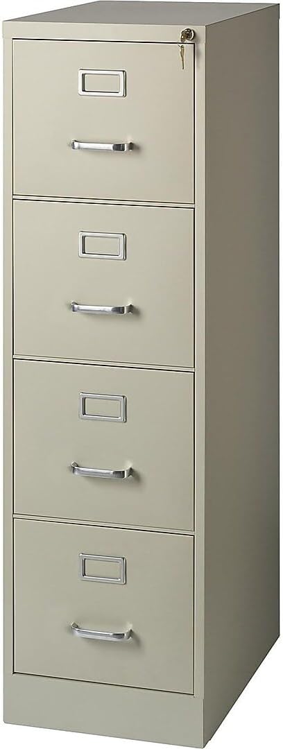 4-Drawer Vertical File Cabinet for Organized Office Storage