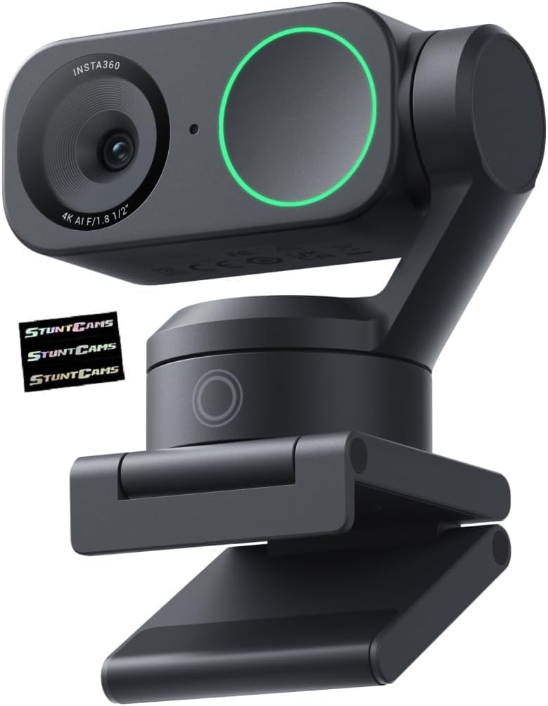 Insta360 Link 2 4K Ultra HD Webcam with AI Tracking and Gimbal