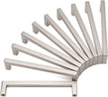 KOOFIZO Solid Square Bar Cabinet Handle 5 in - Durable Brushed Nickel
