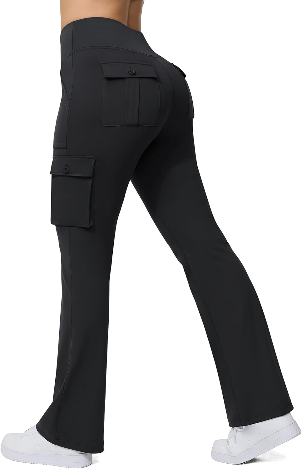 Yoga Flare Leggings for Women High Waisted Cargo Pants