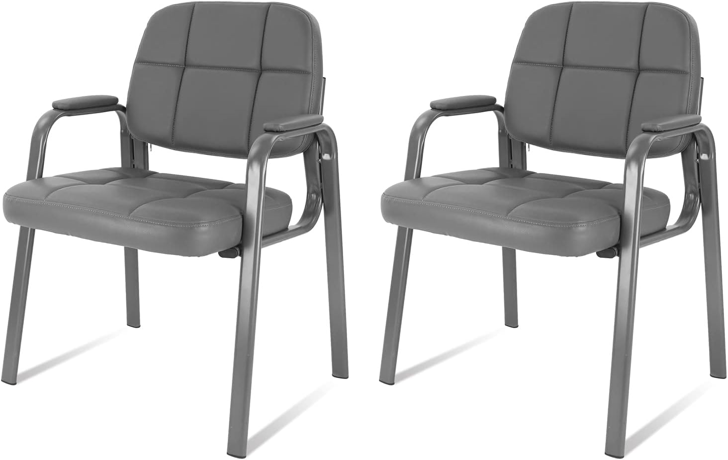 CLATINA Classic Reception Chair Set with Padded Armrests