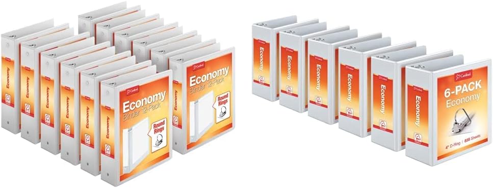 Cardinal Economy 3in and 4in Binders for Efficient Organization