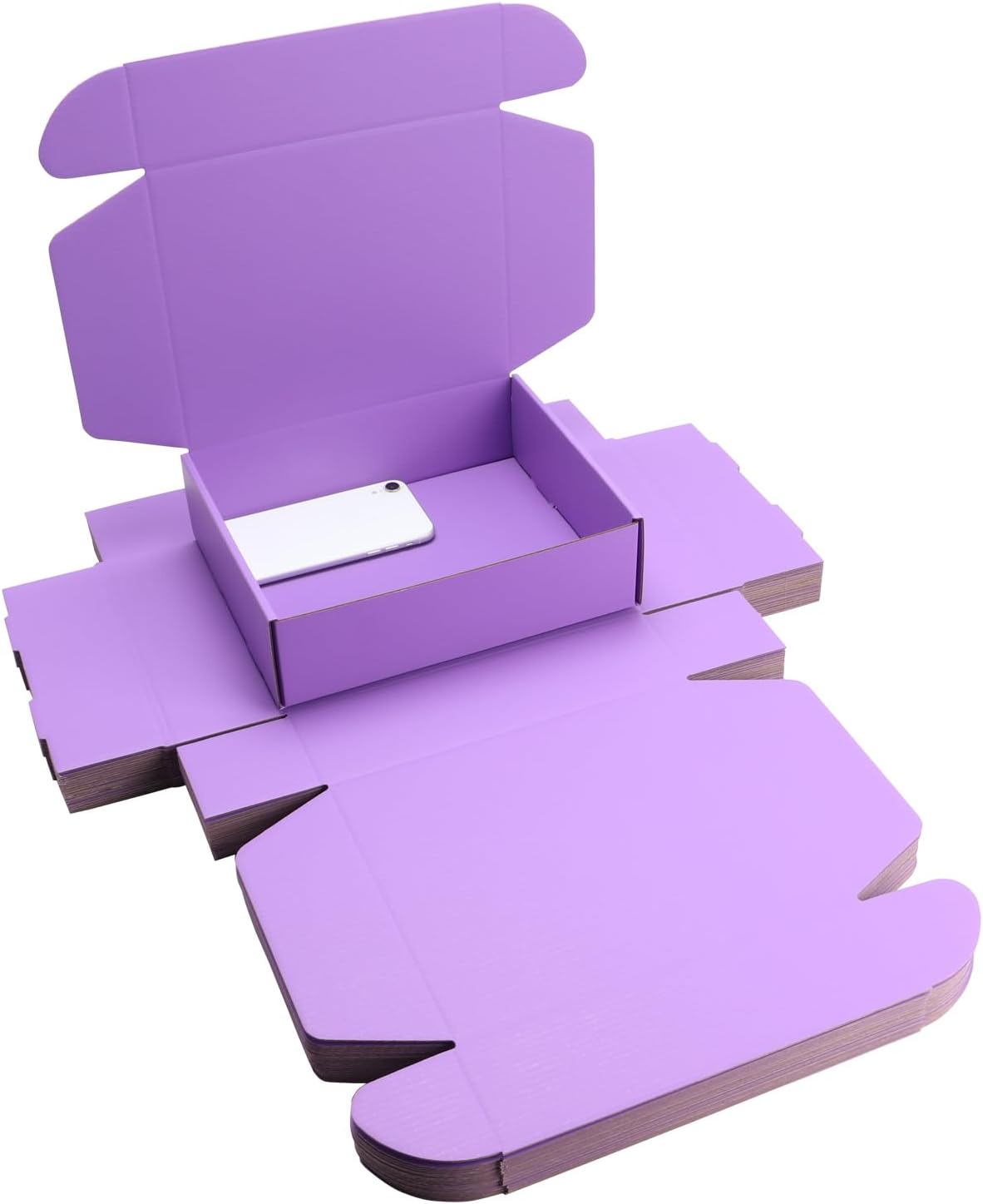 Purple Corrugated Cardboard Airplane Boxes for Shipping Gifts