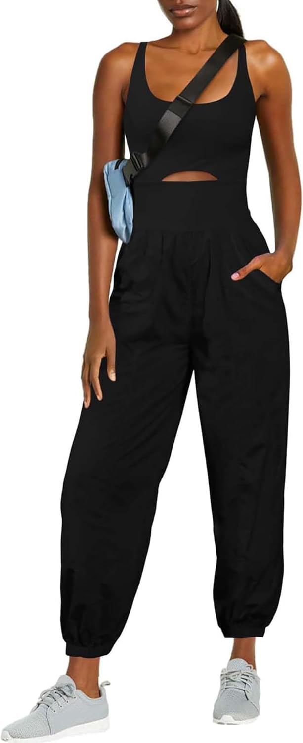 ReachMe Womens Running Onesie Athletic Romper for Activewear