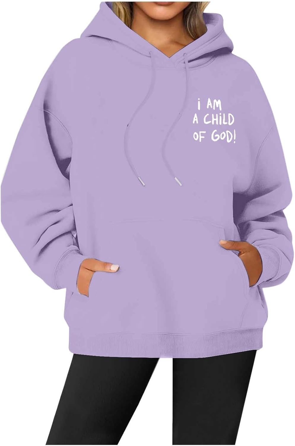 Faith-Inspired Oversized Hoodie - Embrace Your Inner Child of God