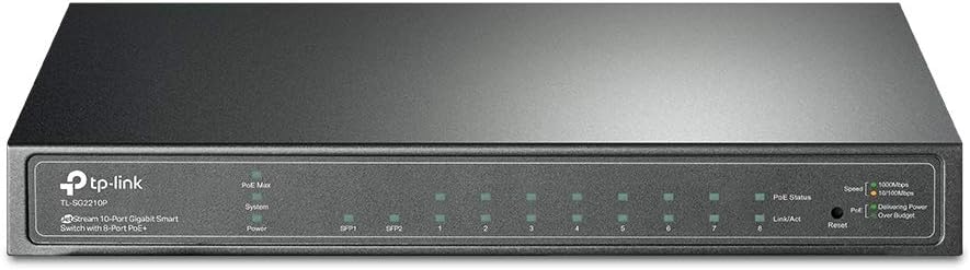 TP-Link TL-SG2210P V3: 8 Port Gigabit Smart Managed Switch