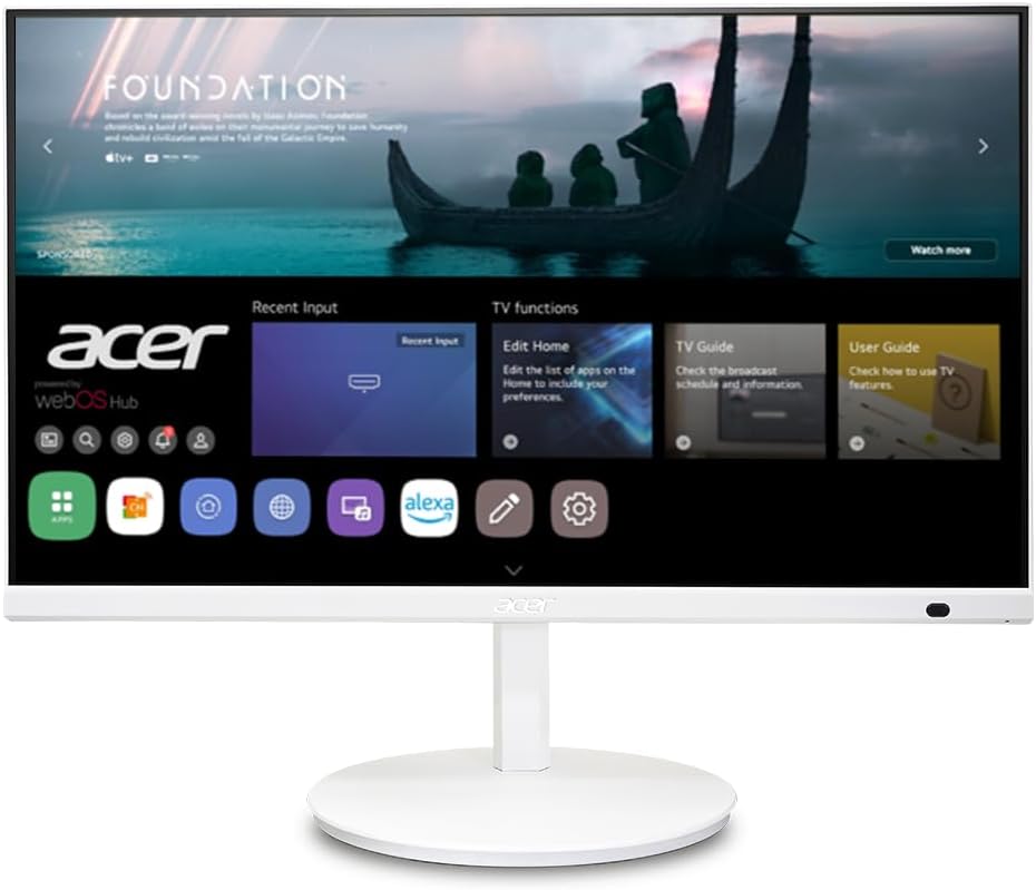 27 Acer Smart Monitor | Stream TV, Project Wirelessly | Smart Home iOT Hub