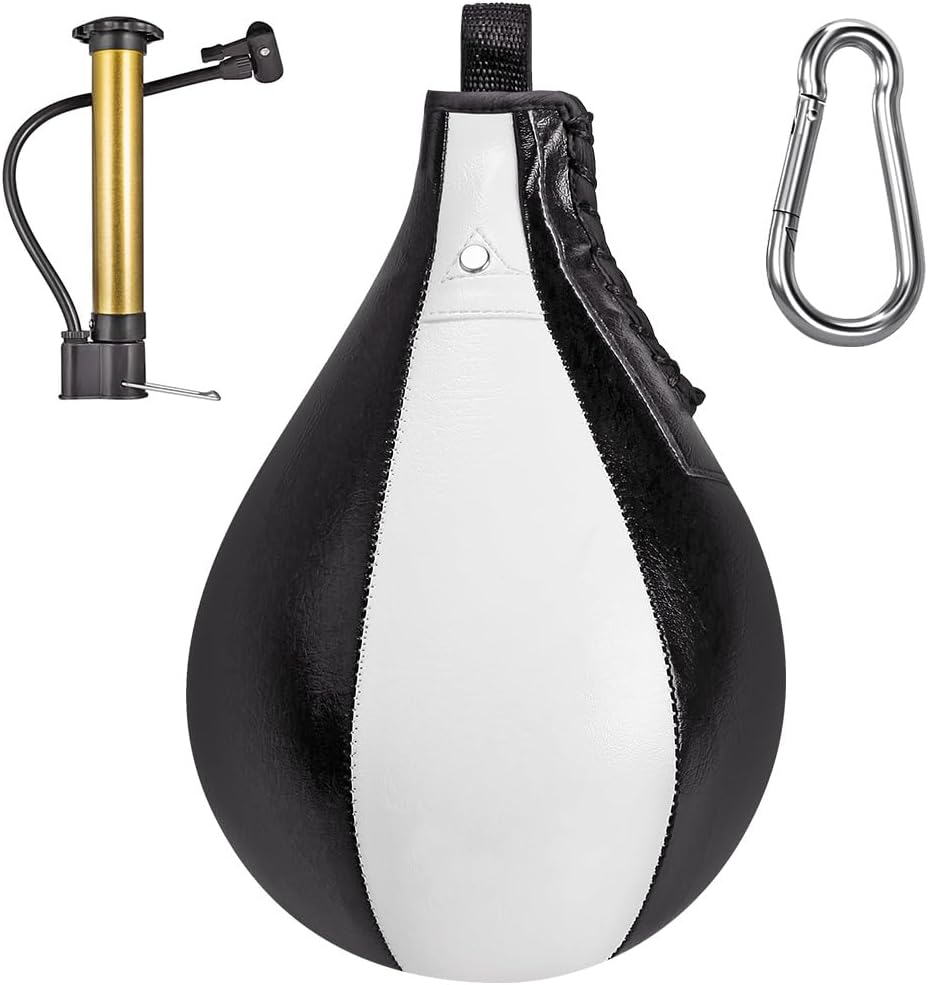 Premium Leather Boxing Speed Bag Set - Boost Speed!