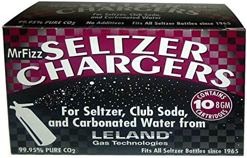 40 Pack Leland Seltzer Co2 Chargers - Effervescence Galore!