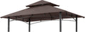 Grill Gazebo Canopy Replacement 5x8 Double Tiered Top - Easy Install