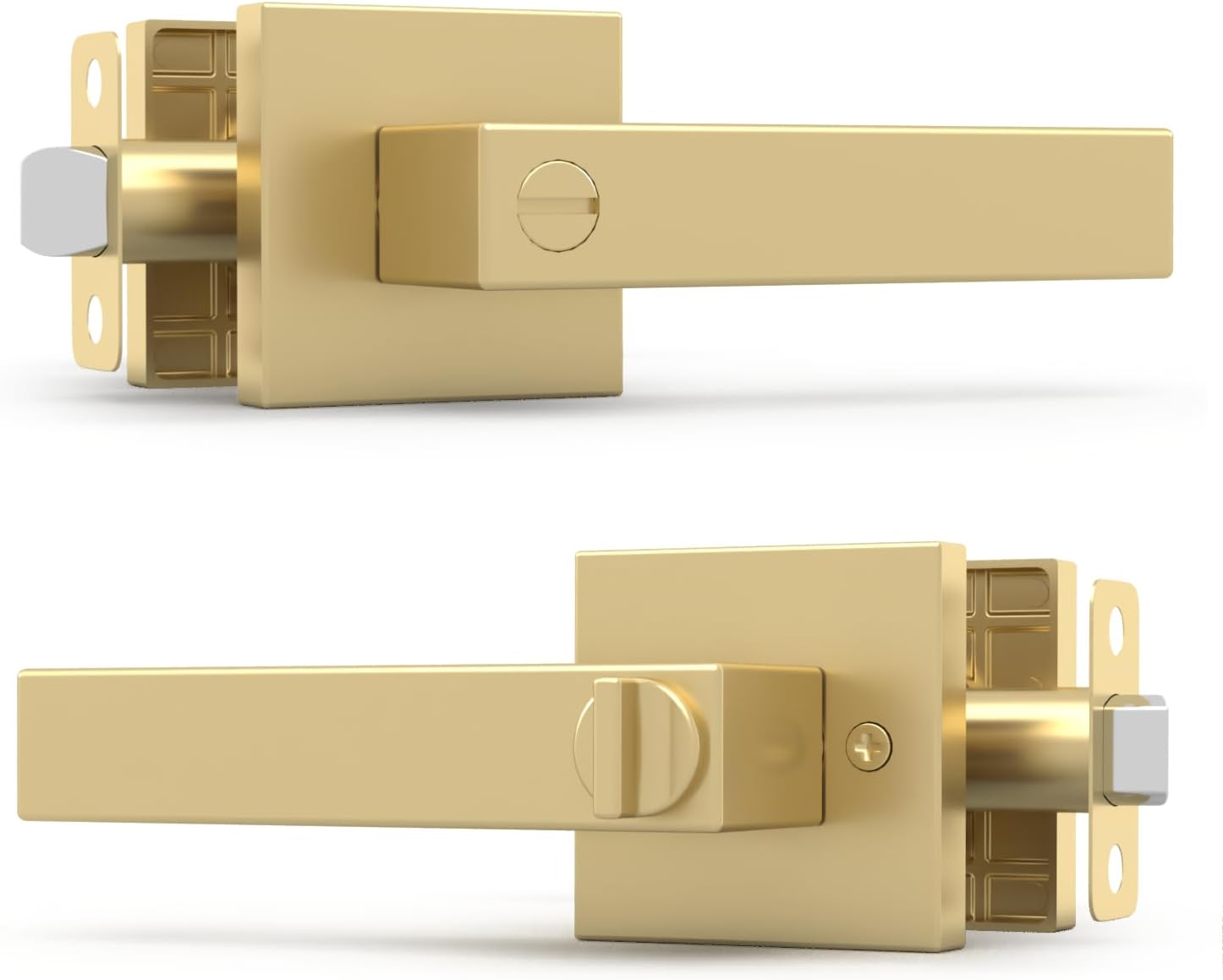 Mega Handles Privacy Door Handle with Lock for Bedrooms & Bath