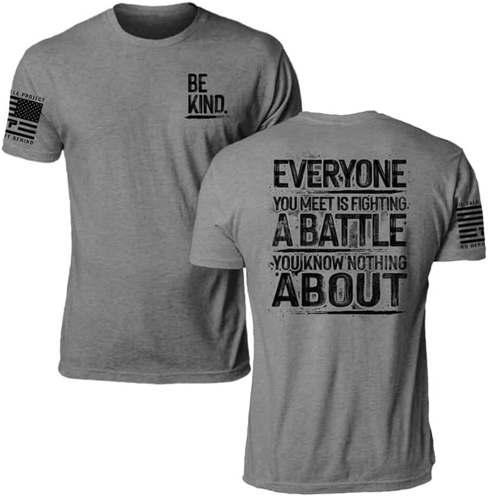 Be Kind Graphic Tee for Veterans - Spread Awareness and Love