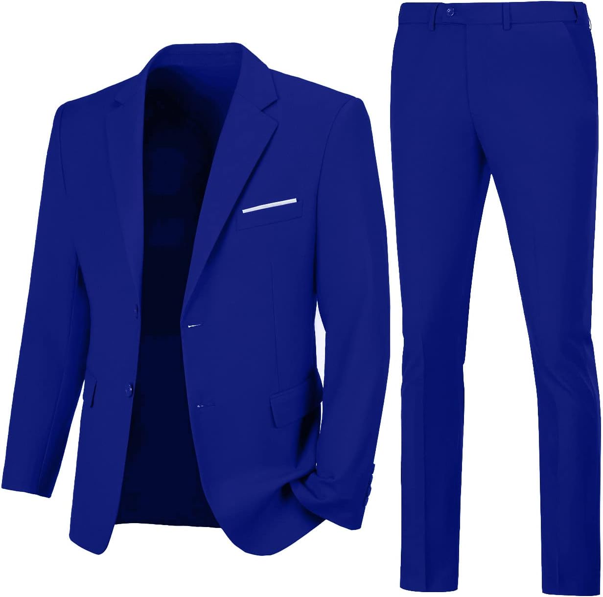 Mens Slim Fit 2 Piece Suit for Prom and Special Occasions