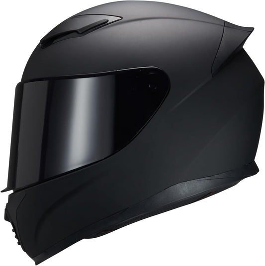 Full Face Motorcycle Helmet WS-607 with Black Visor for Safety
