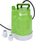 Green Expert 1/4HP Submersible Sump Pump 1800GPH - Fast Drainage
