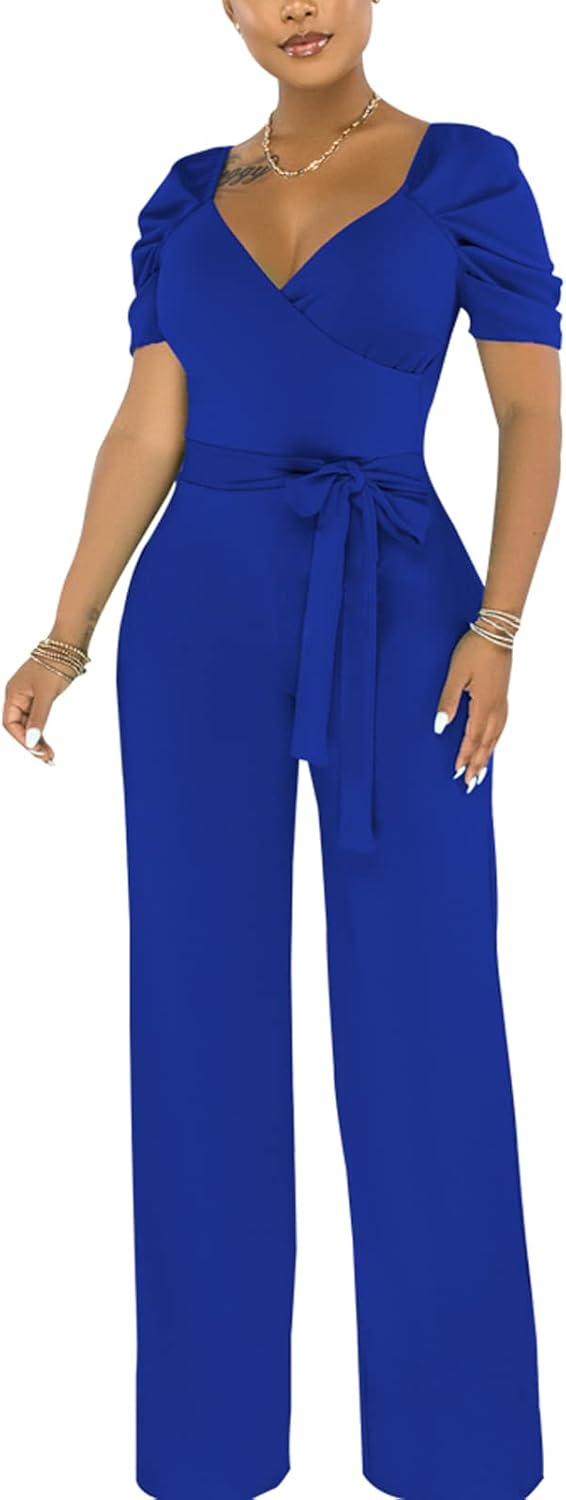 ZonJie Sexy Jumpsuits for Women Plus Size Summer Party Wear