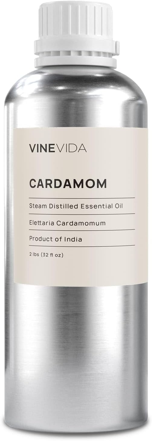 VINEVIDA Cardamom Essential Oil 32 oz - Pure Vegan Quality Oil