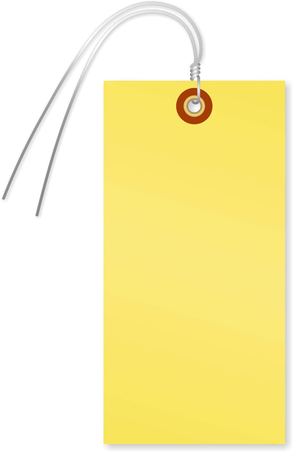 SmartSign Blank Tyvek Shipping Tags with Wire - Durable & Versatile