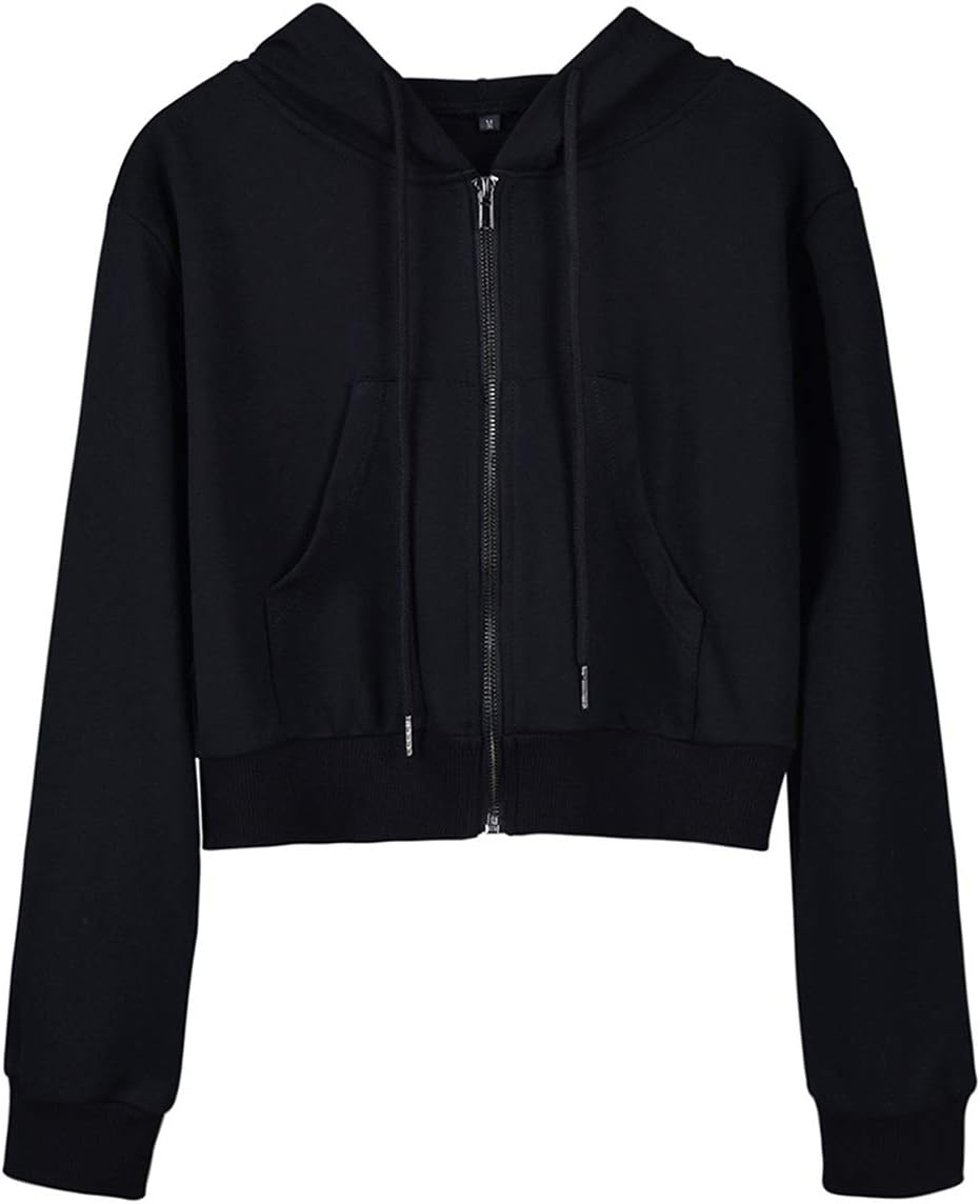 Yimoon Cropped Hoodie: Stylish Workout Essential