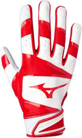 Mizuno B-303 Baseball Batting Gloves | Leather Palm Comfort