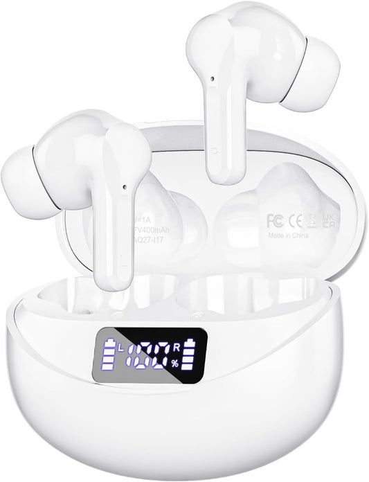 50H Playback Wireless Earbuds: Waterproof & HD Mic