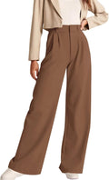 High Waisted Work Pants for Women - Comfortable Office Trousers NIMIN