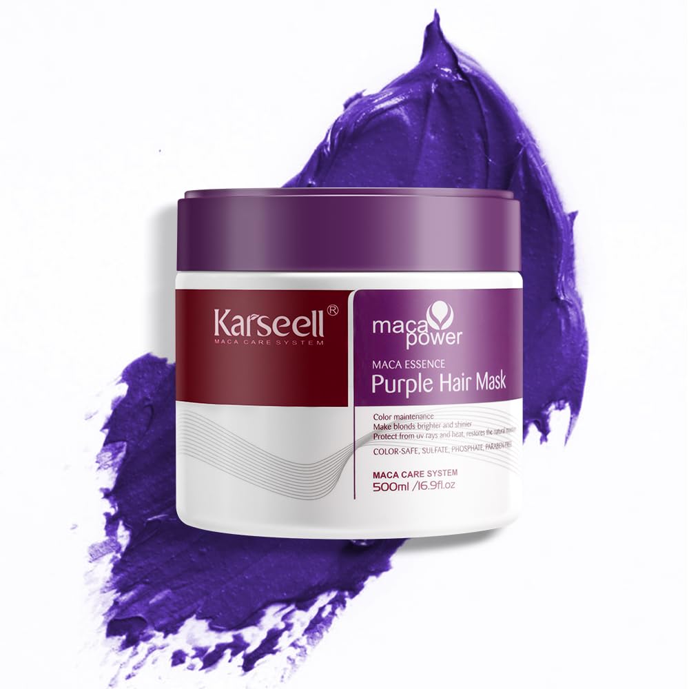 Karseell Purple Hair Mask - Neutralizes Brass & Yellow Tones
