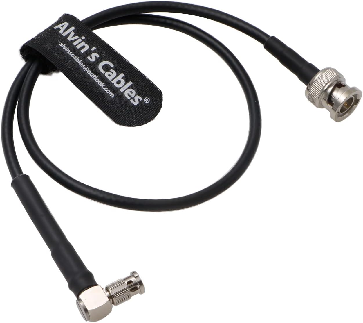 Micro-BNC Male Right-Angle to BNC Male 6G HD SDI Coaxial Cable