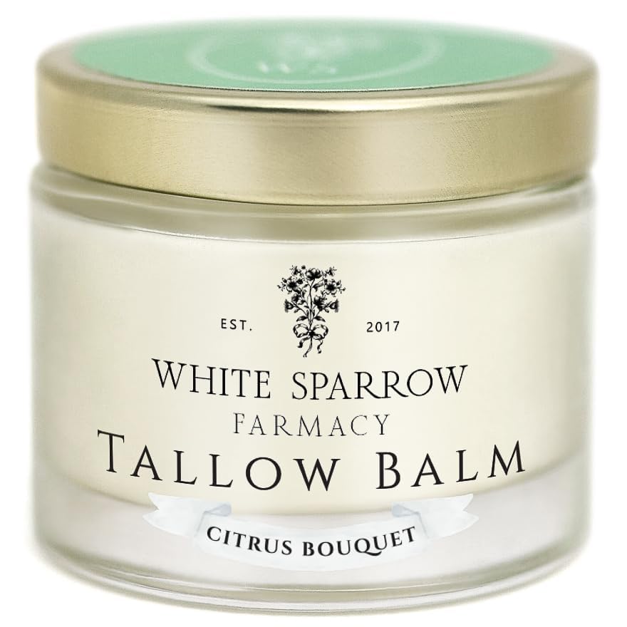 Organic Grass Fed Tallow Balm for Nourishing Skin Care