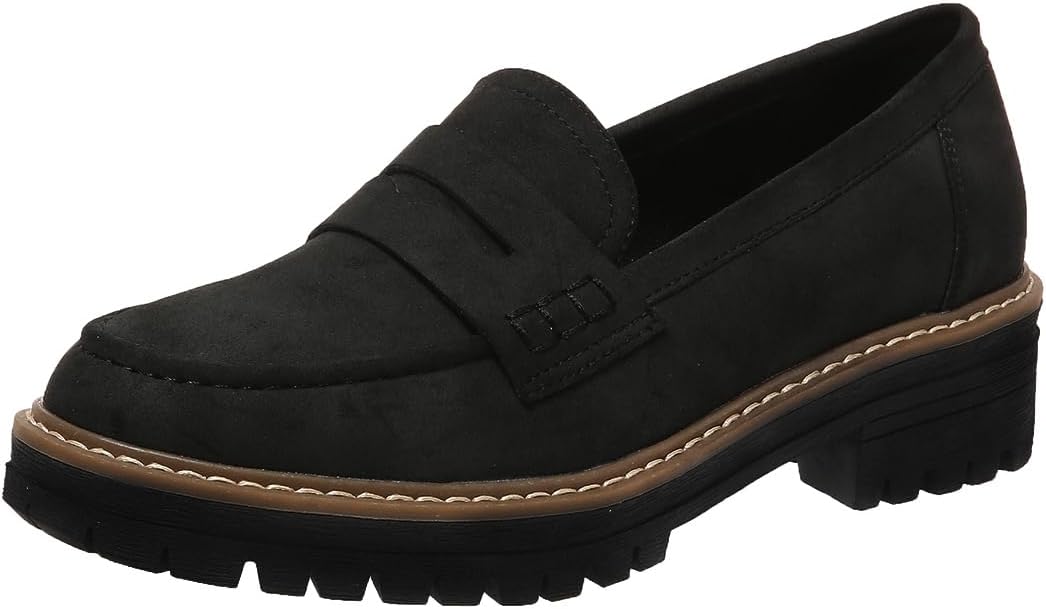 Retro Women's Platform Penny Loafers for Casual Business Wear