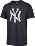 MLB Men's Distressed Team Logo Cotton Baseball T-Shirt - Soft Fit