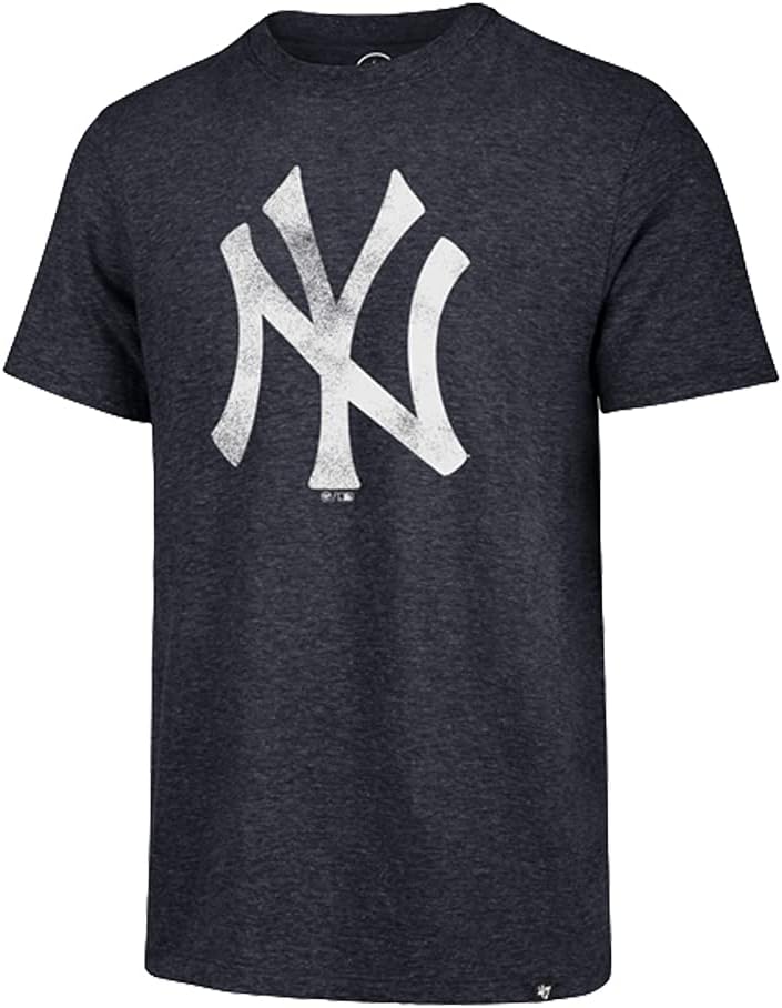 47 MLB Men's Team Color Distressed Imprint T-Shirt for Fans