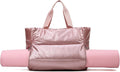 Yoga Bag for Women Quilted Puffer Cloud Large Travel Tote - Soft Puffy