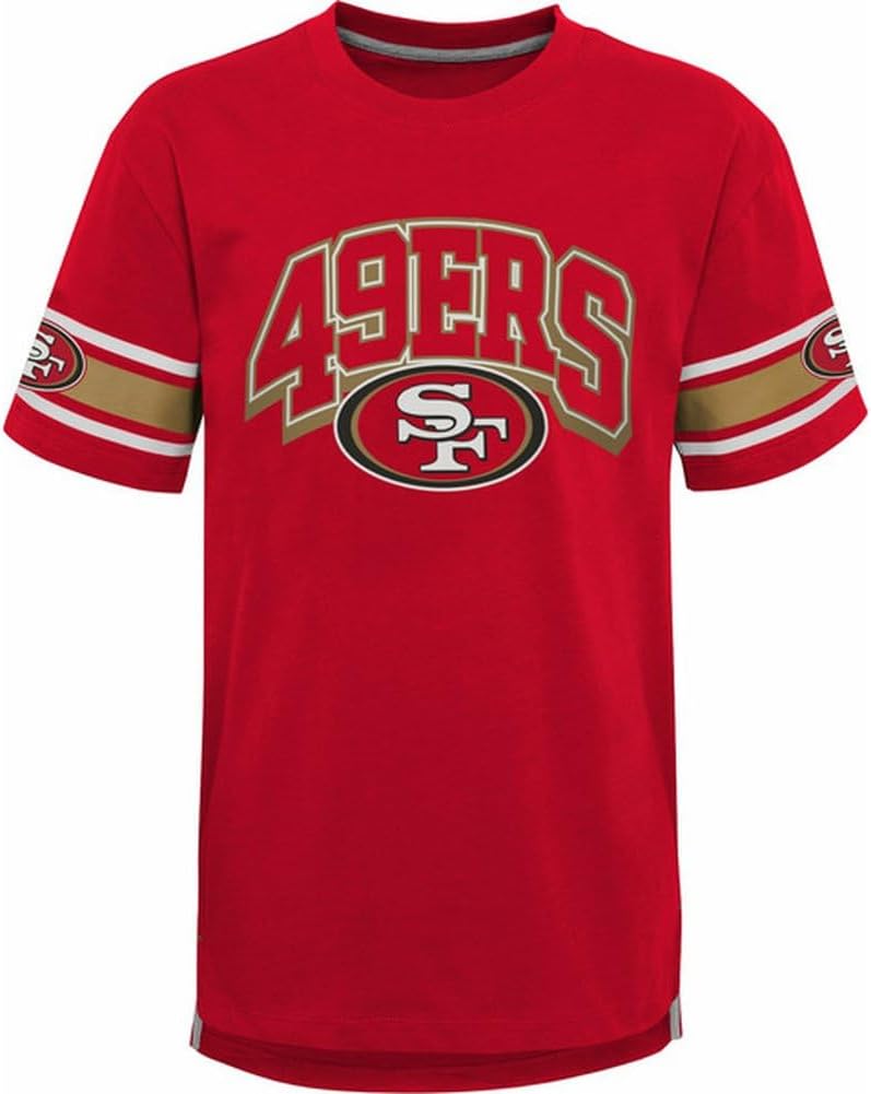 NFL Kids Youth 8-20 San Francisco 49ers Cotton Logo T-Shirt