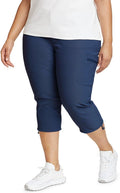 Eddie Bauer Women's Rainier Capri - Lightweight, Sun Safe Comfort
