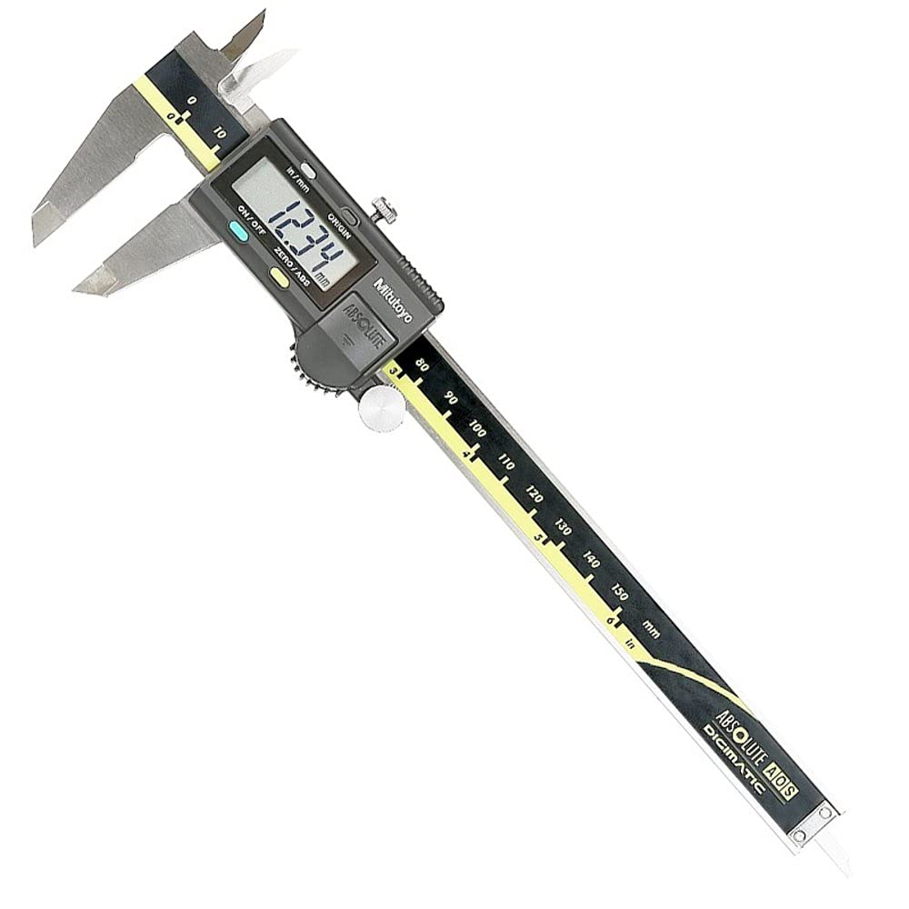 Mitutoyo Digimatic Caliper 6in Range with Clear LCD Readout