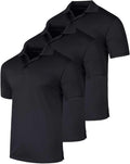 Quick-Dry Polo 3-Pack for Men - Big & Tall Athletic Performance