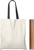 NPBAG 25 Pack 15 in x 16 in Cotton Tote Bags - Blank Durable Bulk Set