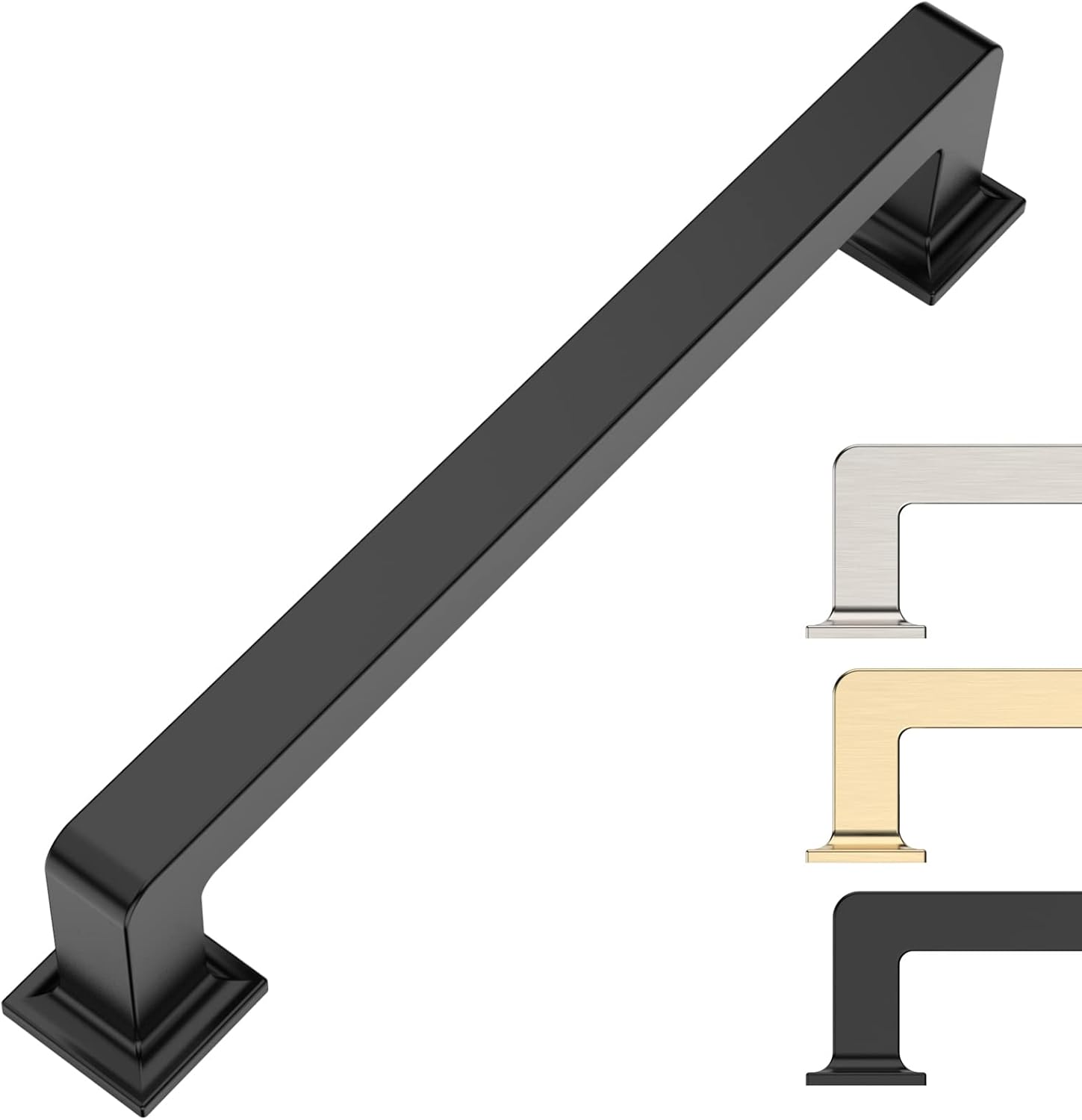 5 Inch Matte Black Cabinet Handles - 20 Pack for Kitchen Use
