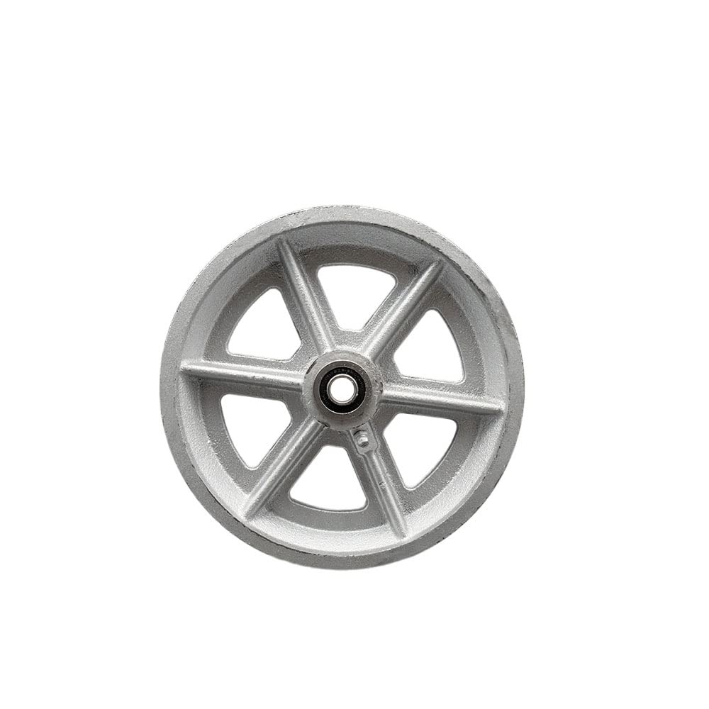 8 x 2 Semi Steel Cast Iron V-Groove Wheel with Precision Bearing