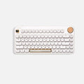 Azio IZO Wireless BT5/USB Mechanical Keyboard, White Blossom - Compact