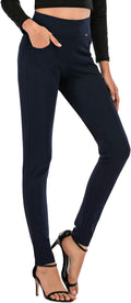 neezeelee Dress Pants for Women Comfort Stretch Slim Fit - Office back
