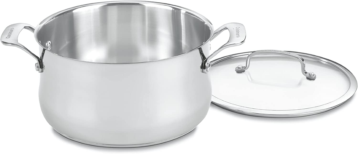 Cuisinart Contour Stainless 6-Quart Saucepot for Perfect Cooking