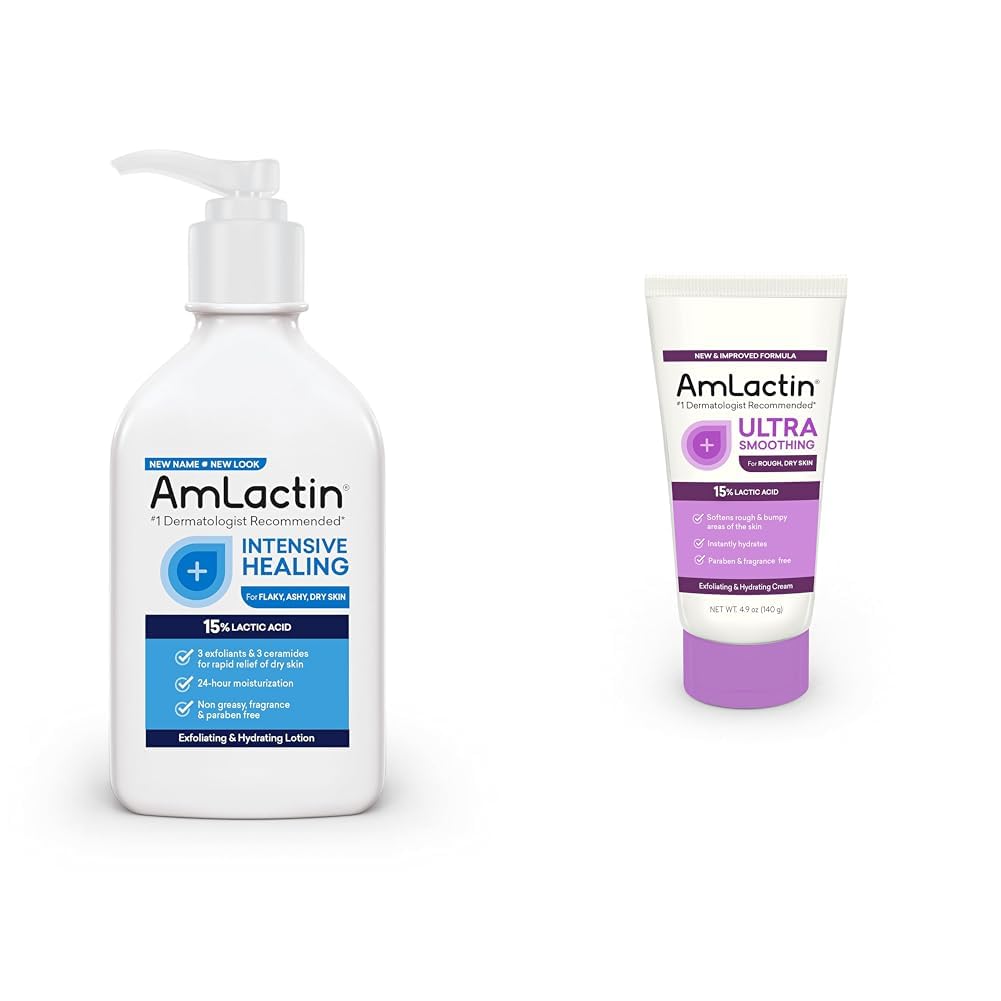 AmLactin Intensive Healing Body Lotion & Ultra Smoothing Cream