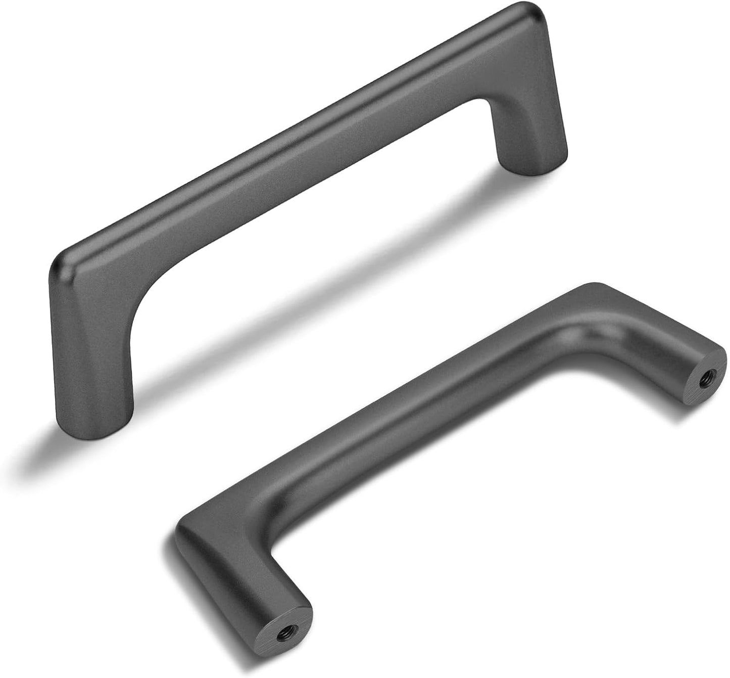 Modern Matte Dark Gunmetal Gray Cabinet Pulls for Timeless Style