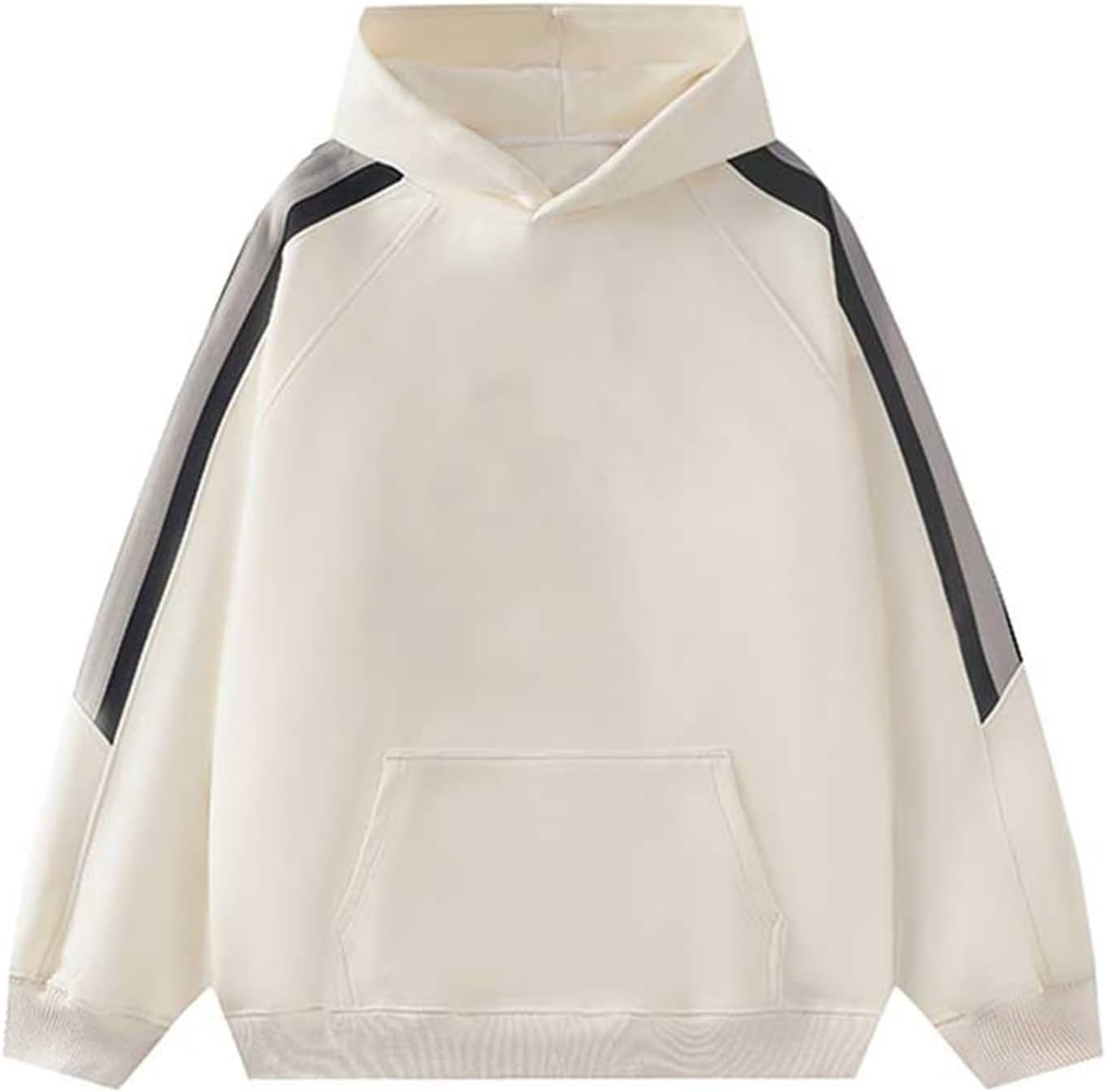 Striped Men's Workout Hoodie