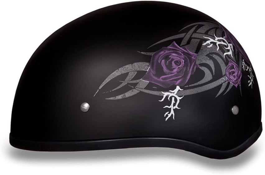 Daytona Helmets Half Skull Cap Motorcycle Helmet for Safety